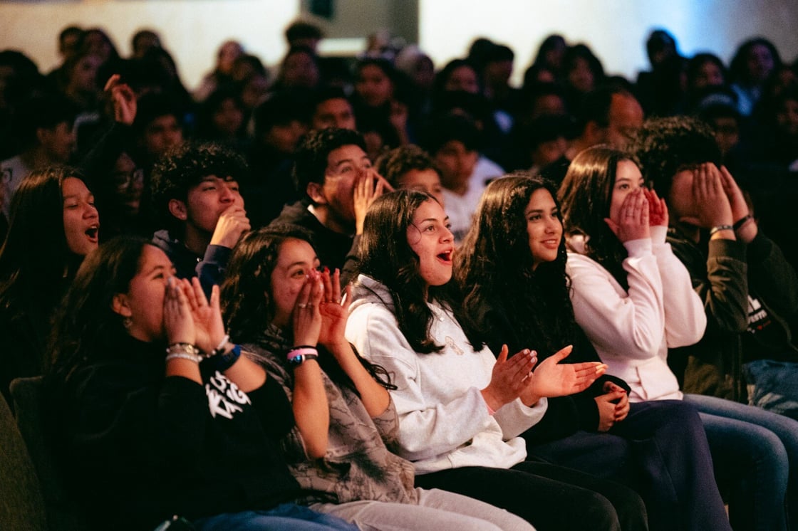 Students Cheering (Large)
